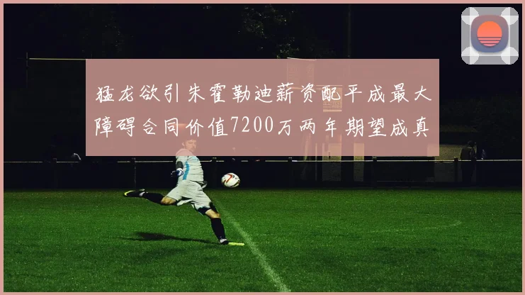 猛龙欲引朱霍勒迪薪资配平成最大障碍合同价值7200万两年期望成真